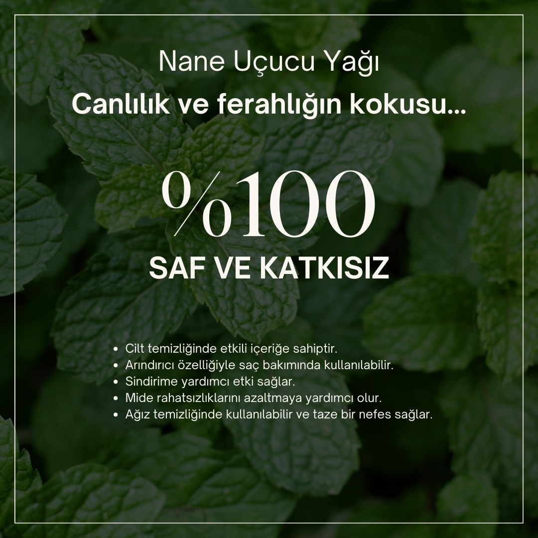 %100 Doğal Saf Nane Yağı 10 ml 
