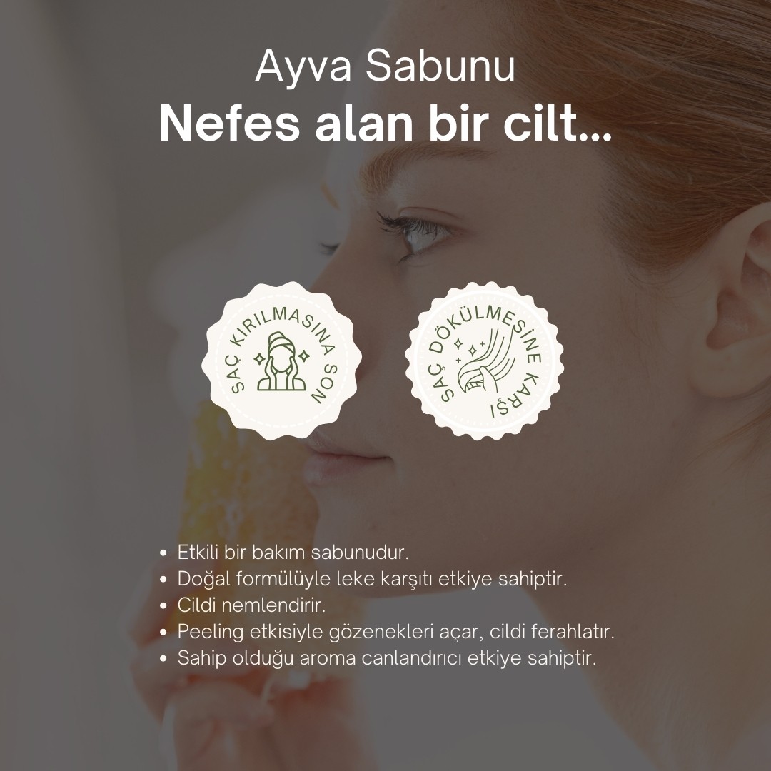 Doğal Ayva Sabunu 120 gr - Kepek Karşıtı Katı Şampuan, Saç Güçlendirici Doğal Bakım Sabunu