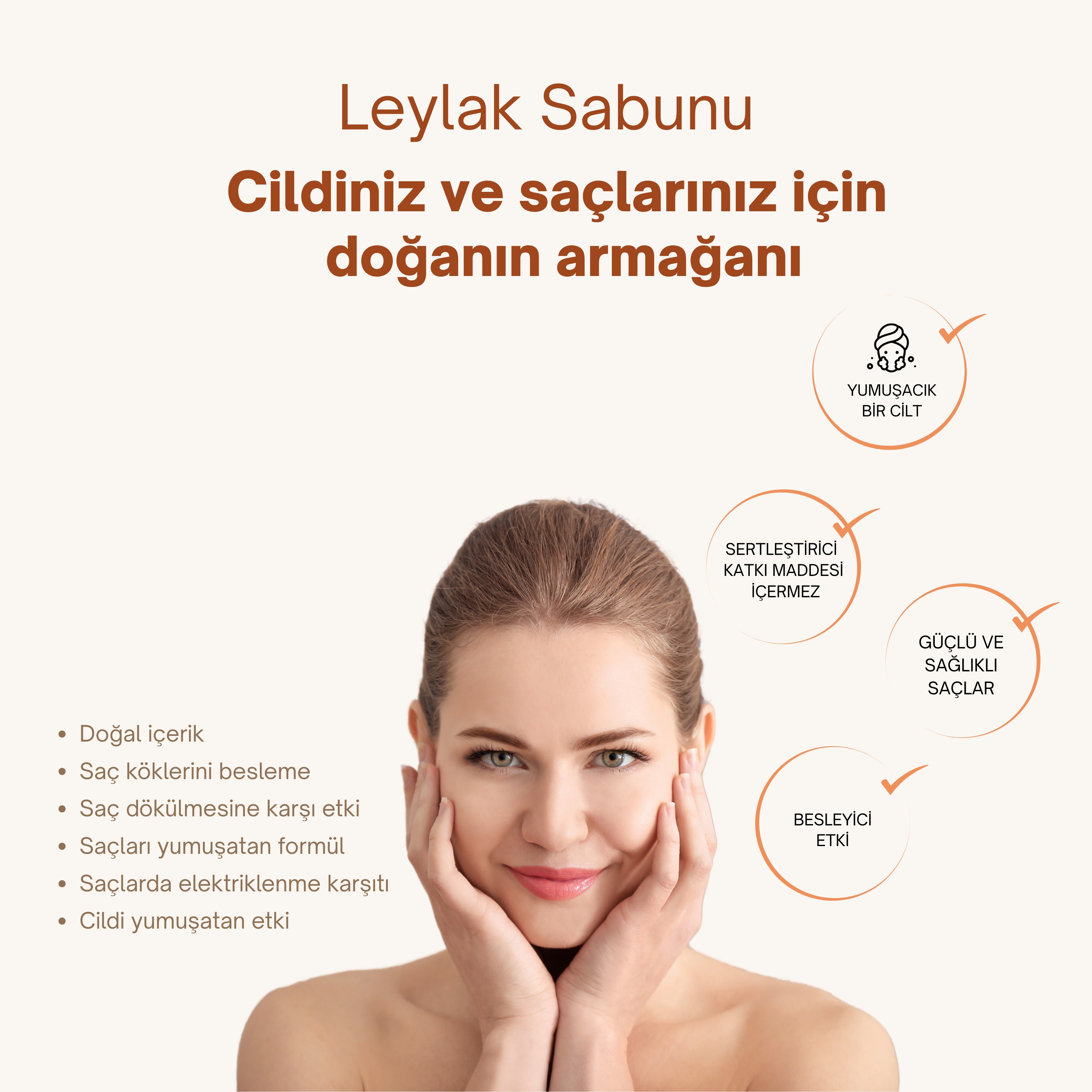 Leylak Sabunu 120 gr | Saç Dökülmesine Karşı, Saç Uzamasını Destekleyen %100 Doğal Katı Şampuan