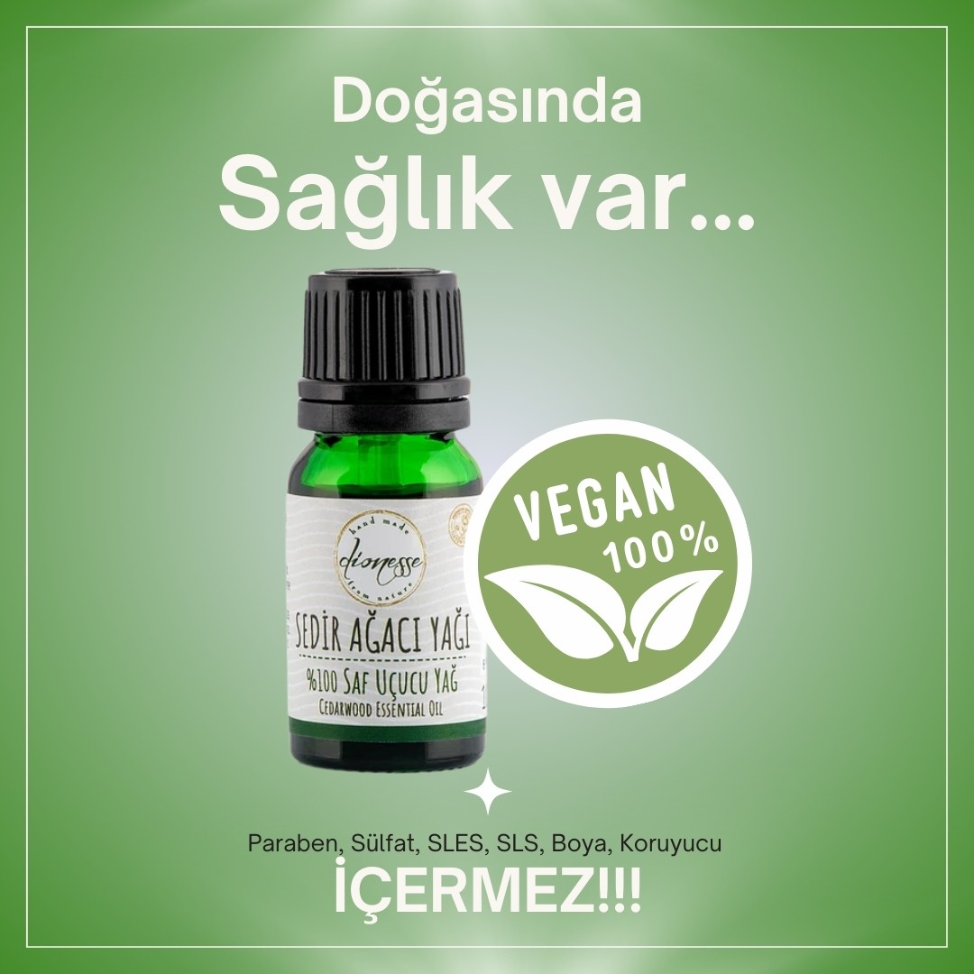 %100 Saf Sedir Ağacı Yağı 10 ml 