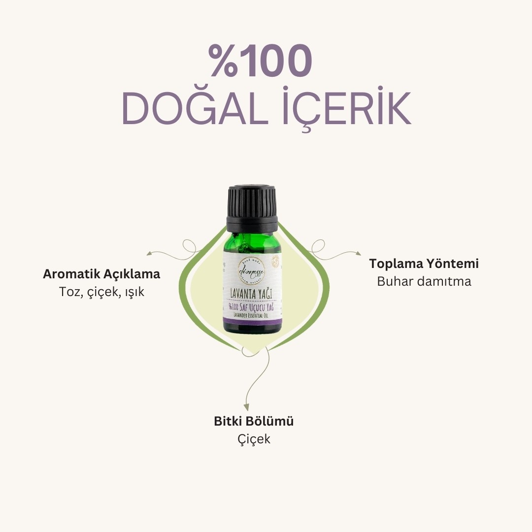 %100 Saf Lavanta Yağı 10 ml 