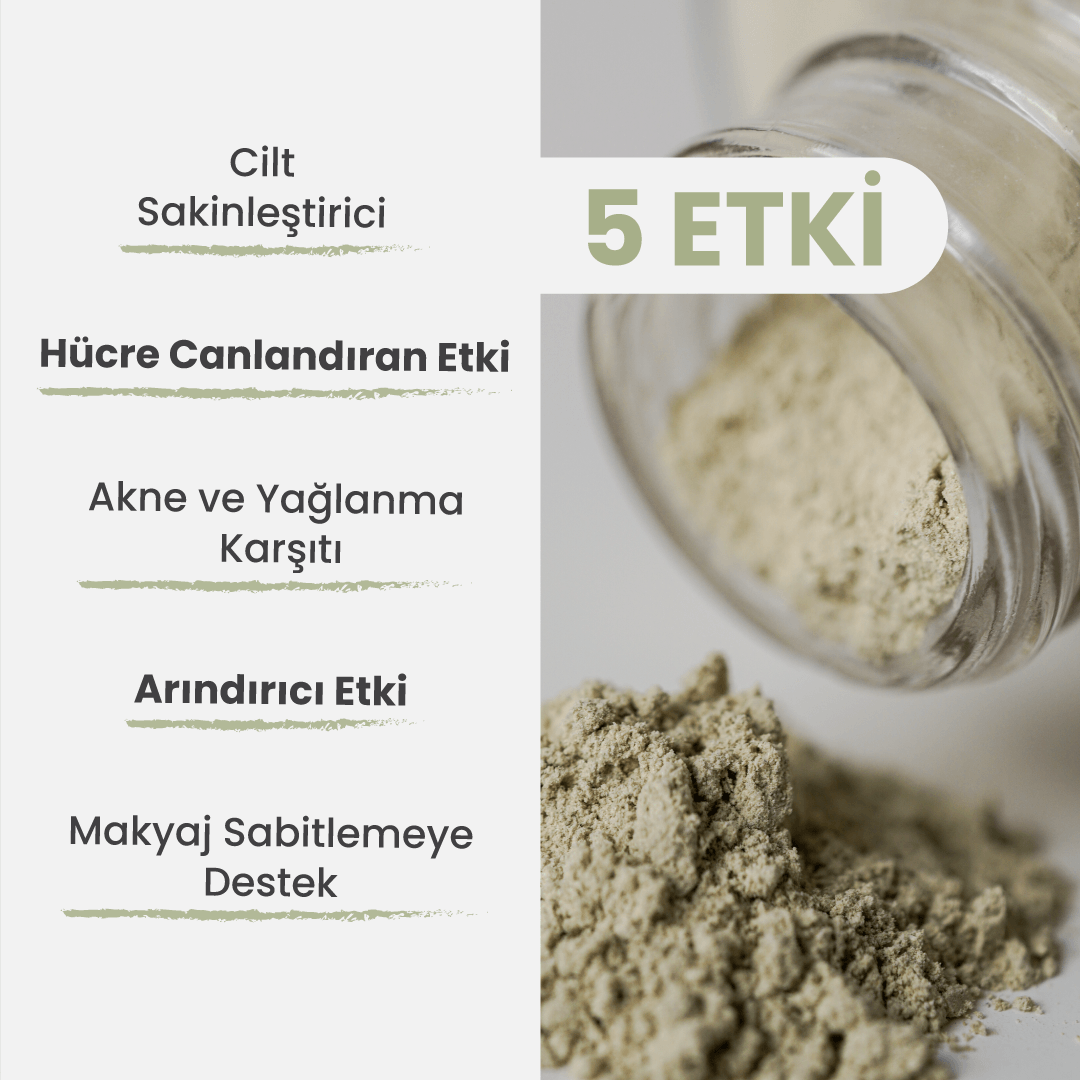 Anti Akne Detoks Yeşil Kil 100gr