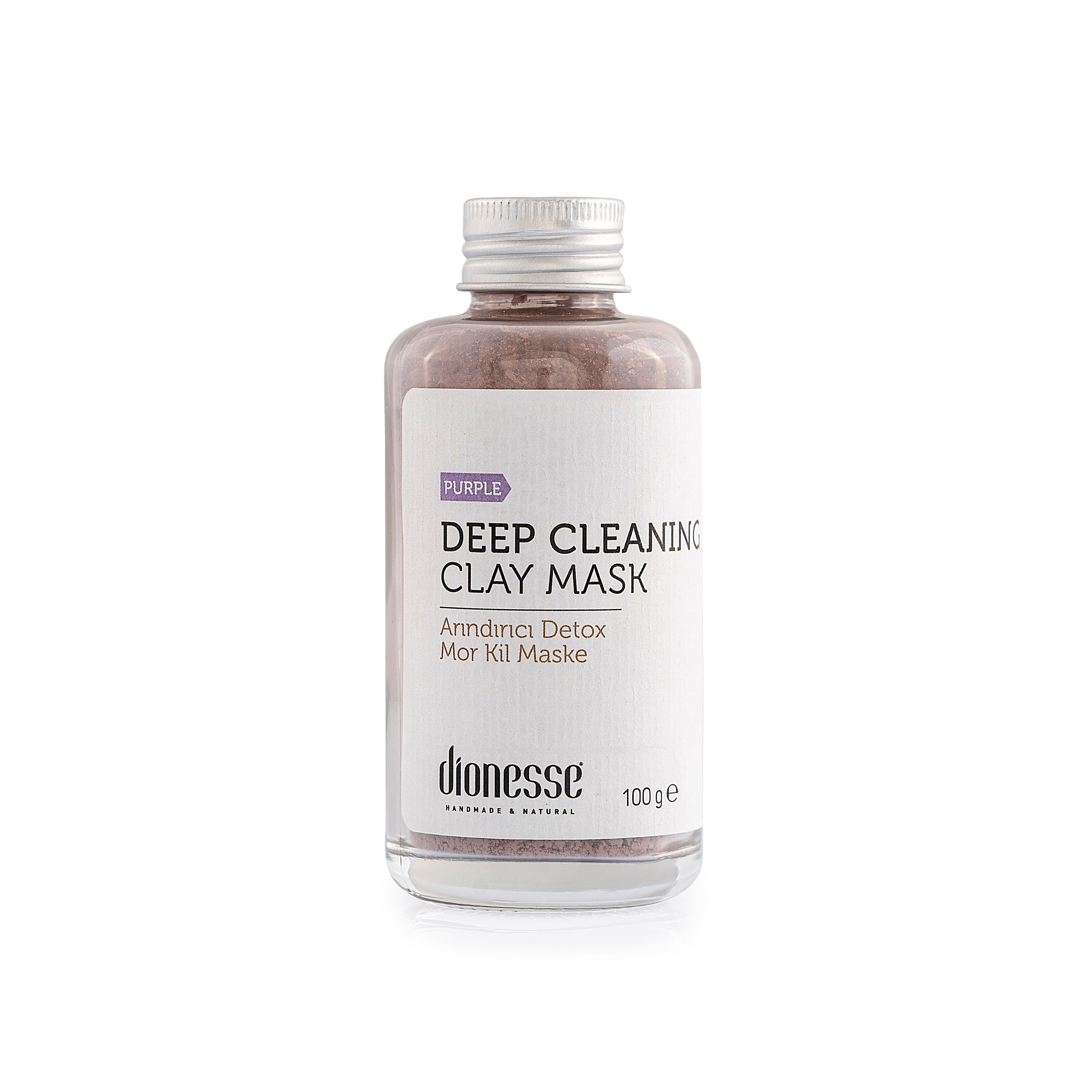 Arındırıcı Detoks Mor Kil Maskesi 100 gr | Yağlı ve Hassas Ciltler İçin Sebum Dengeleyici, Matlaştırıcı ve Antioksidan Cilt Bakımı