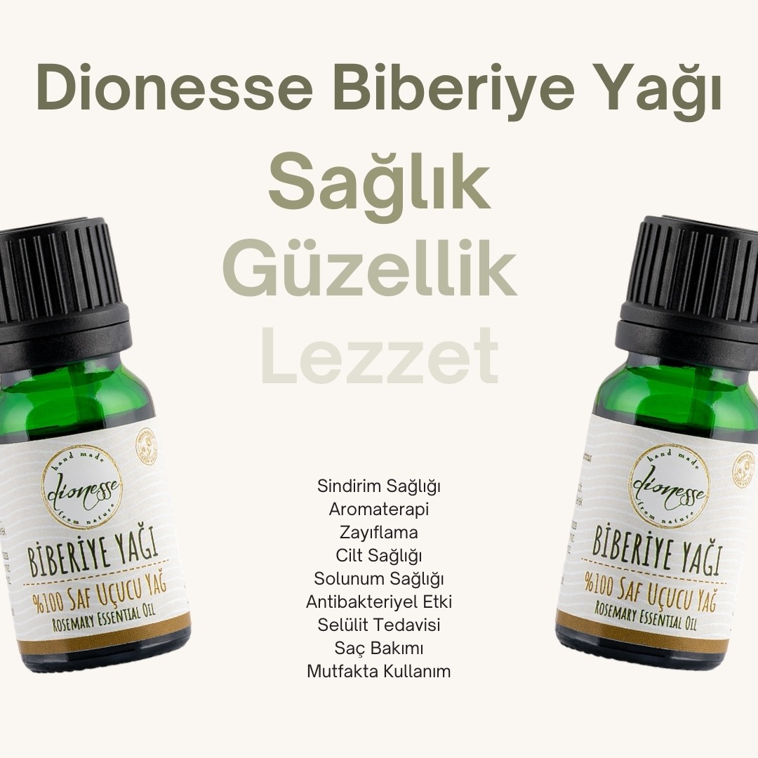 %100 Saf Biberiye Yağı 10 ml 