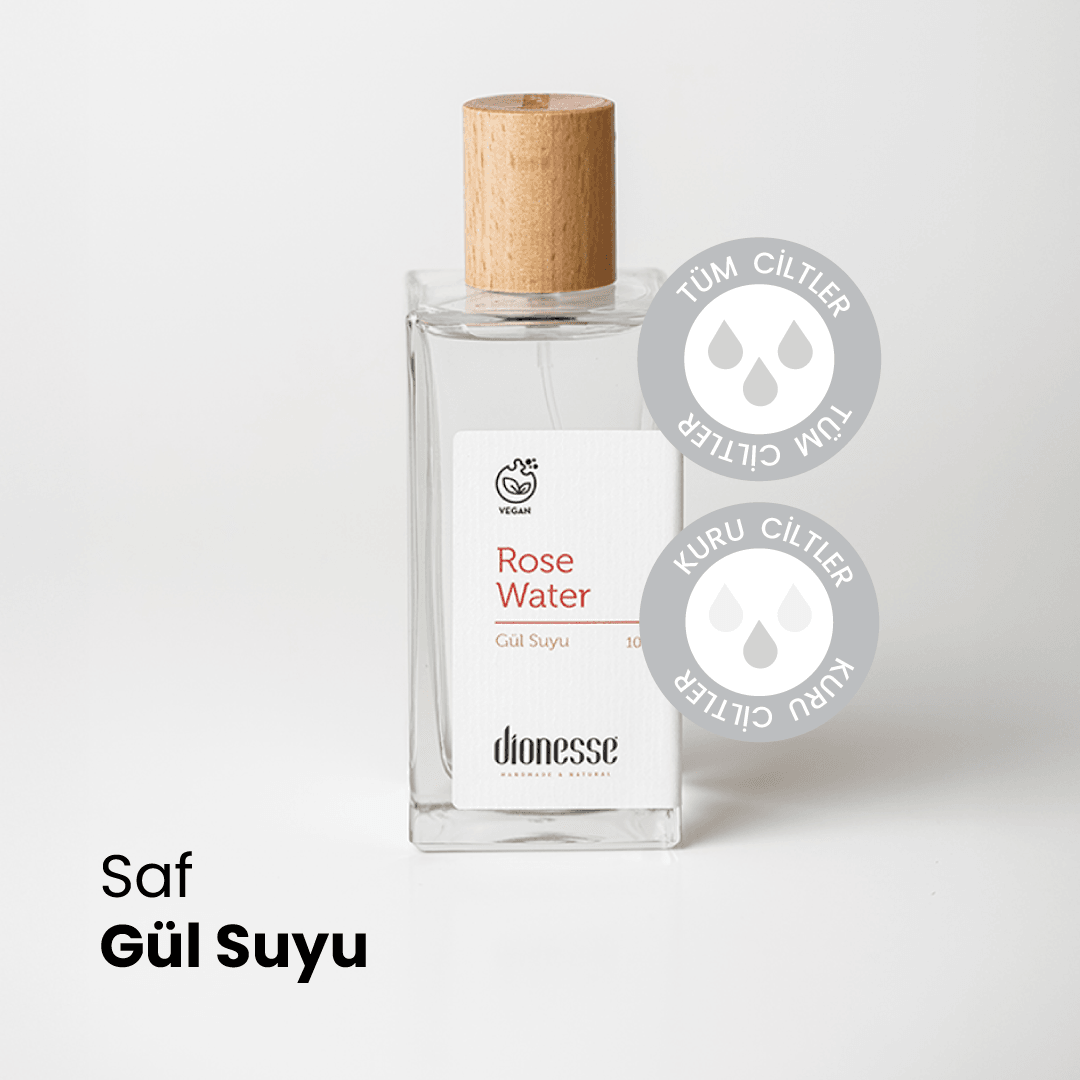 Canlandırıcı Gözenek Sıkılaştırıcı Gül Suyu Sprey Tonik %100 Saf Ve Doğal 100ml