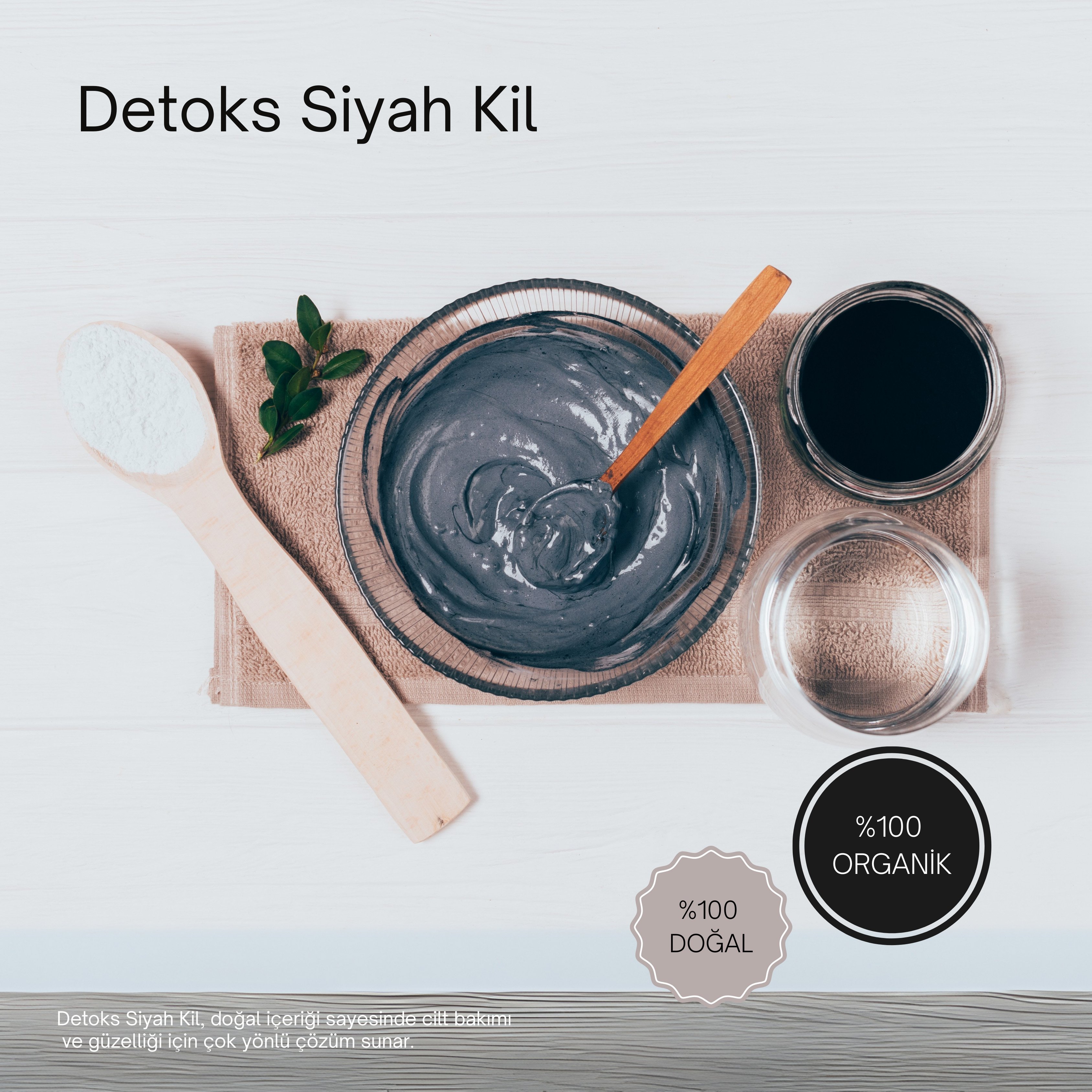Yeni Hücre Yeni Saç Detoks Siyah Kil 100 gr | Hücre Yenileyici, Yağ ve Kepek Kontrolü, Saç Kırılmasını Önleyen Doğal Kil Maskesi
