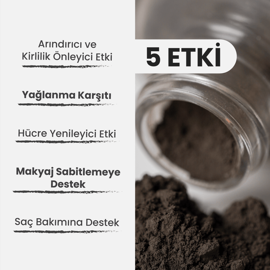 Yeni Hücre Yeni Saç Detoks Siyah Kil 100gr