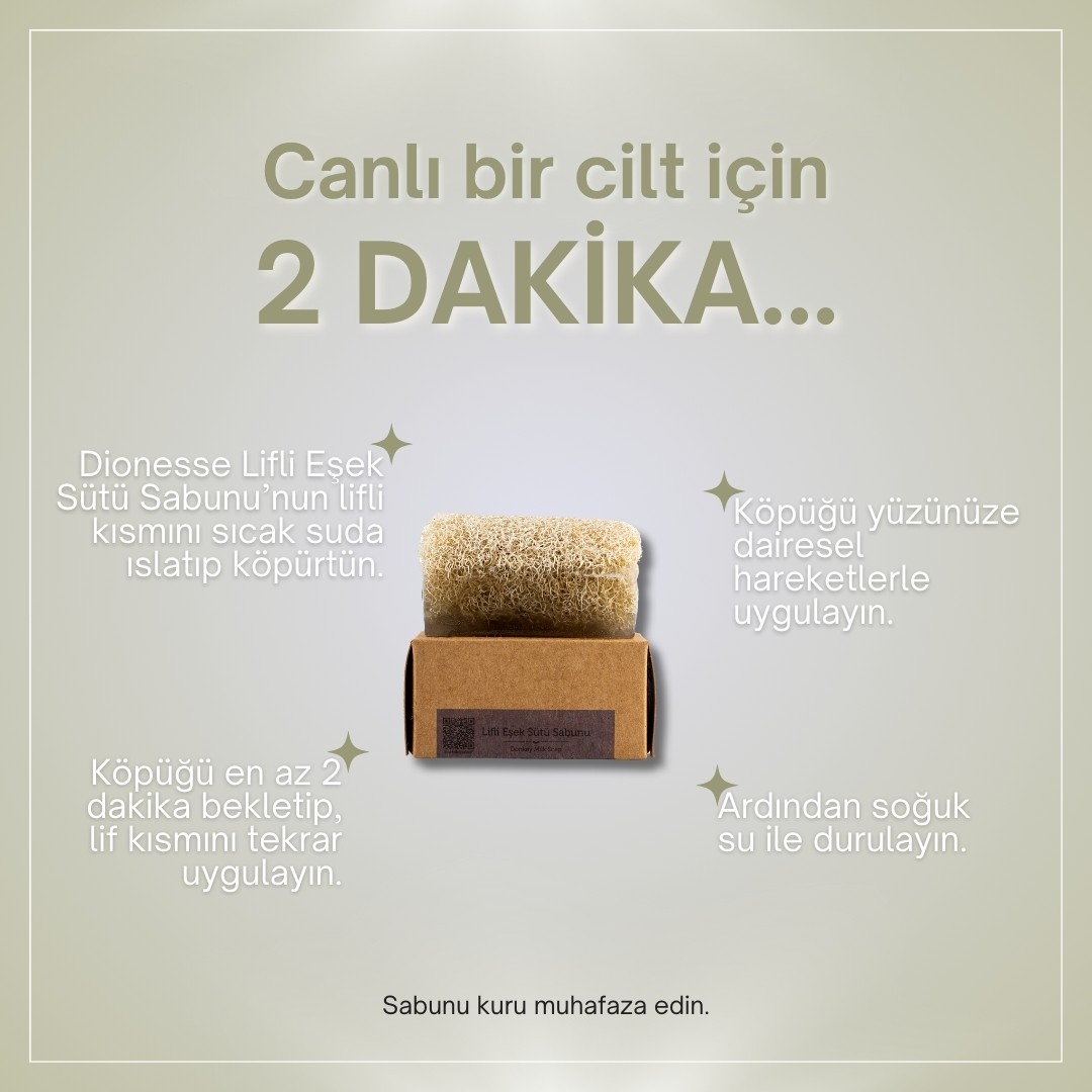 Doğal Kabak Lifli Eşek Sütü Sabunu 130 gr - Lekelere Karşı Etkili, Hücre Yenileyici El Yapımı Yüz, Vücut ve Saç Sabunu