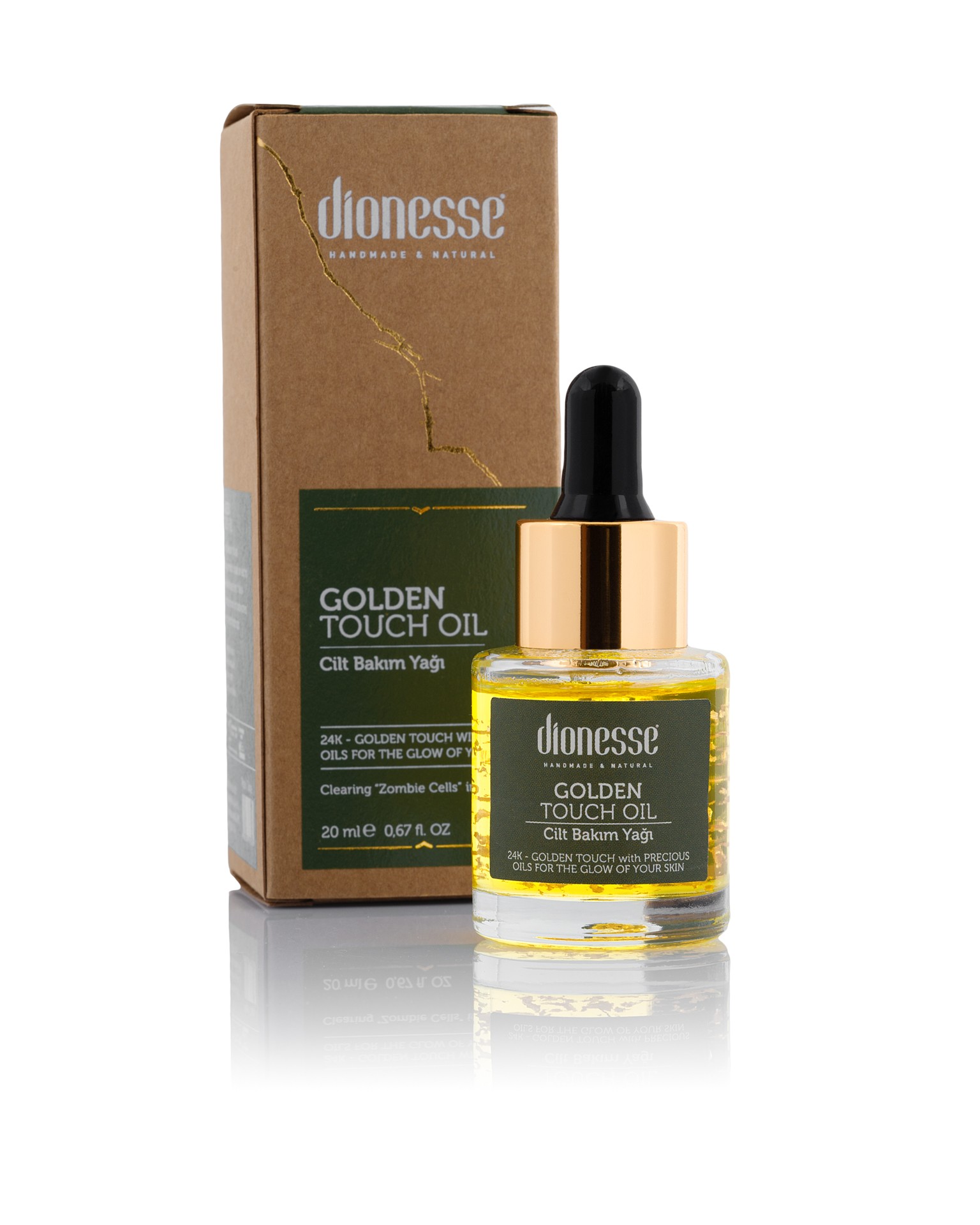 Golden Skin Care Oil with Protective and Repairing Effects 20ml