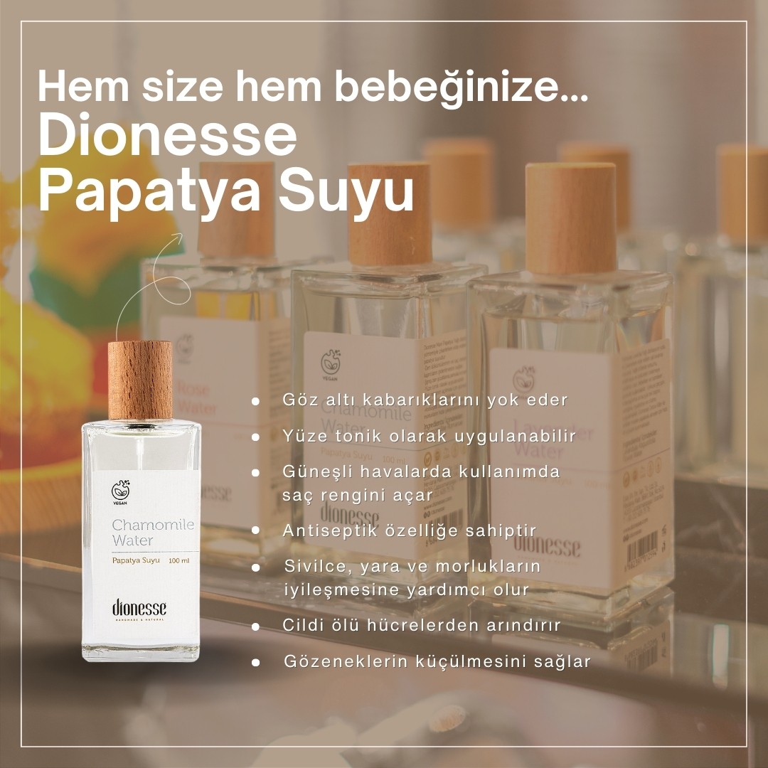 Saf Papatya Suyu 100 ml - Doğal Cilt ve Saç Bakımı | Papatya Suyu ile Saç Açma, Sivilce ve Göz Altı Morluklarına Karşı Etkili