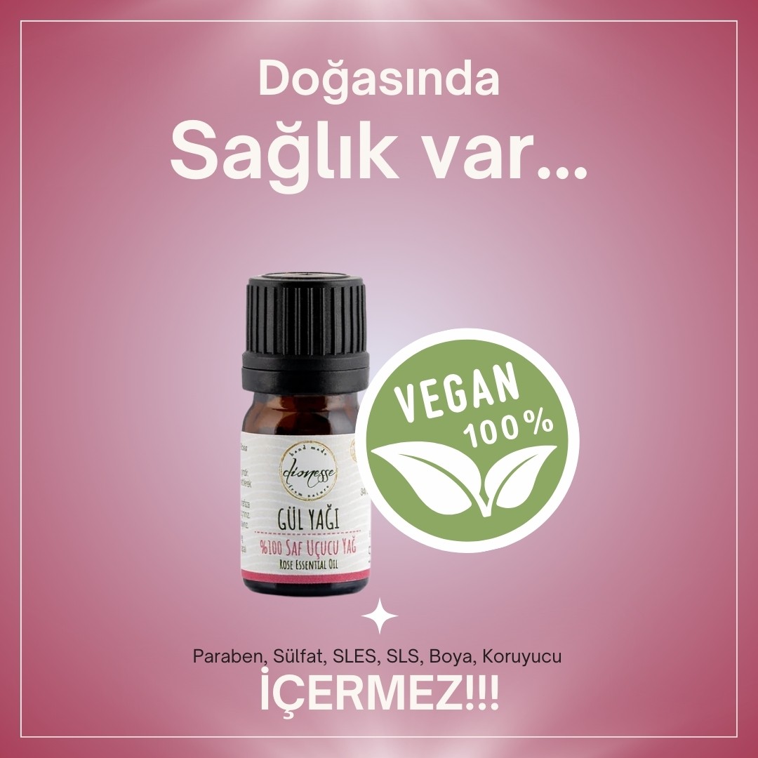 %100 Saf Gül Yağı 5 ml 
