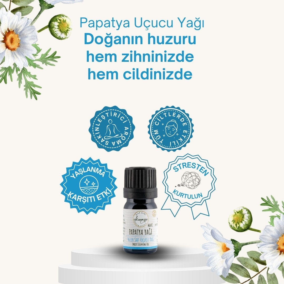 %100 Saf Papatya Yağı 5 ml