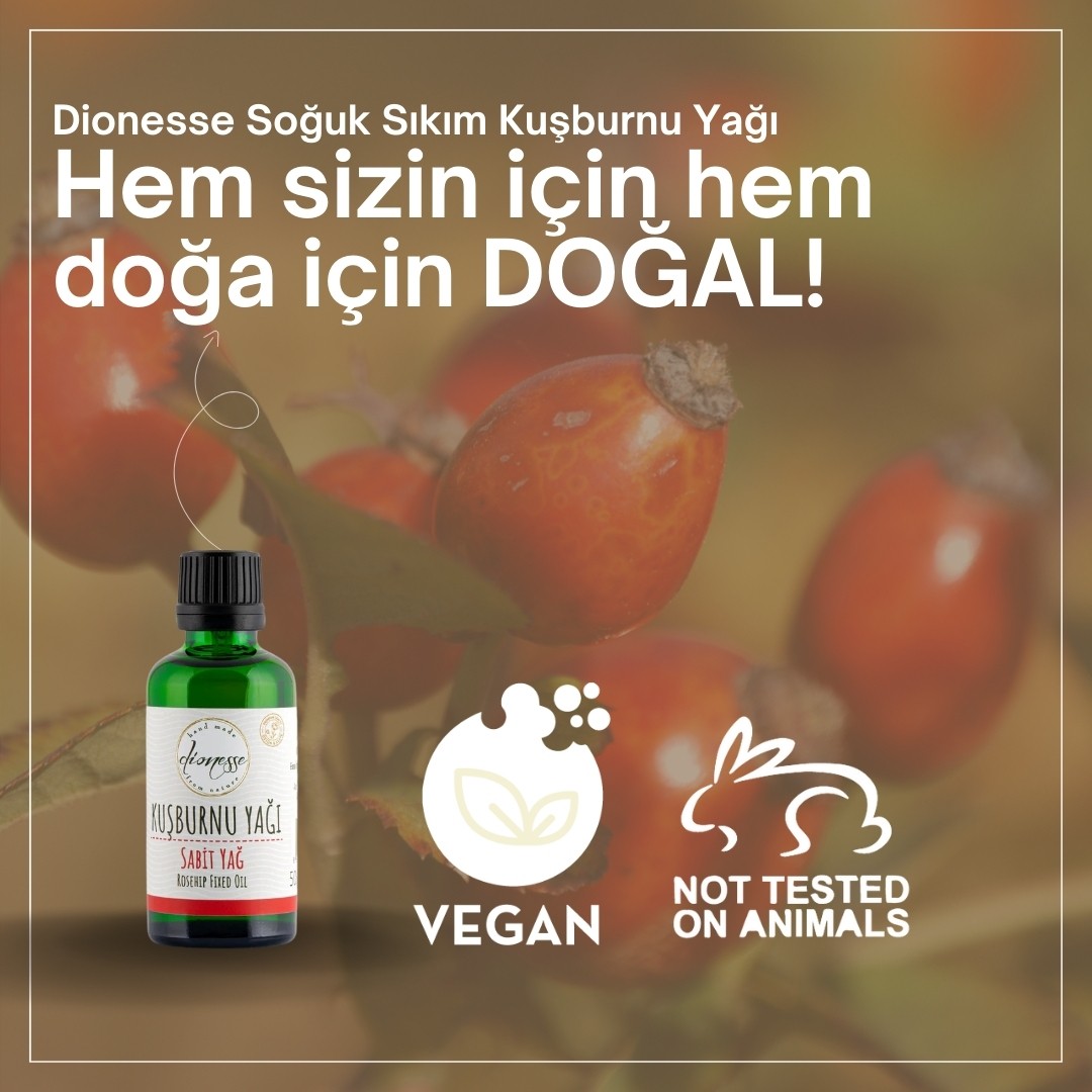 %100 Soğuk Sıkım Kuşburnu Yağı 50 ml 