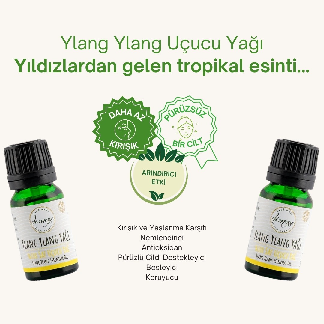 %100 Saf Ylang Ylang Yağı 10 ml 