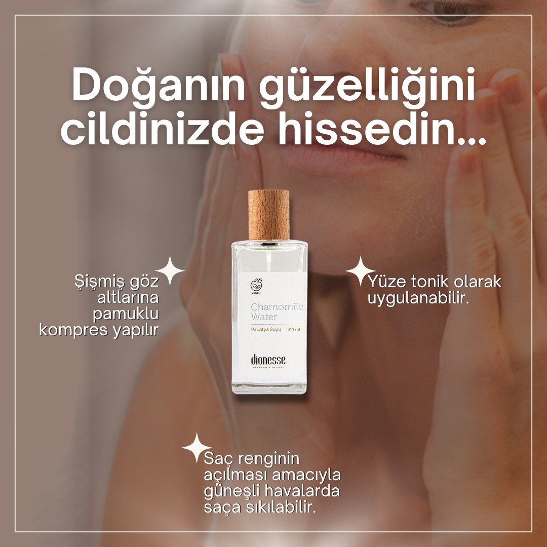 Saf Papatya Suyu 100 ml - Doğal Cilt ve Saç Bakımı | Papatya Suyu ile Saç Açma, Sivilce ve Göz Altı Morluklarına Karşı Etkili