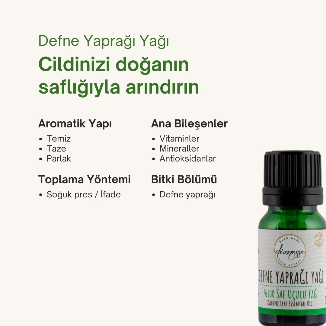 %100 Saf Defne Yağı 10 ml 