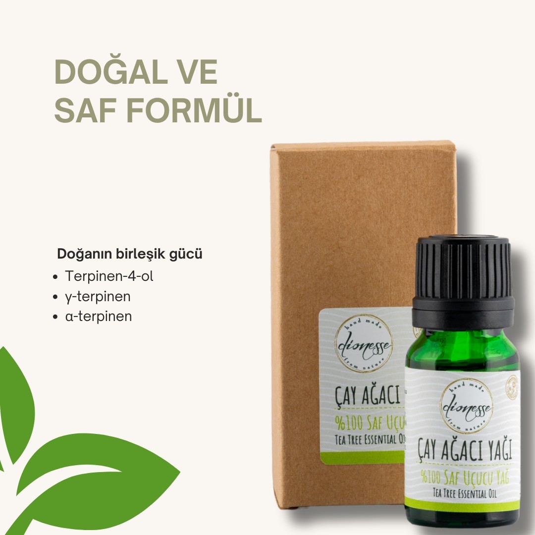 %100 Saf Çay Ağacı Yağı 10 ml 