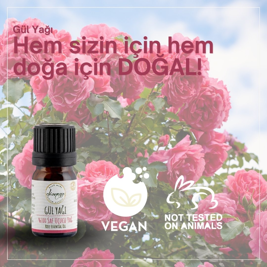 %100 Saf Gül Yağı 5 ml 