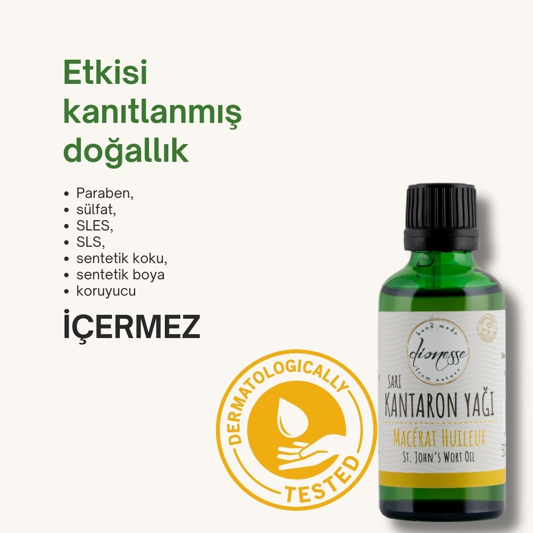 %100 Saf Sarı Kantaron Masere Yağı 50 ml 