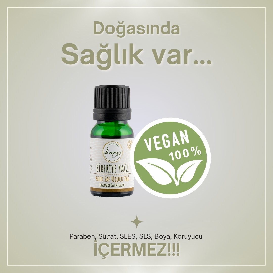 %100 Saf Biberiye Yağı 10 ml 