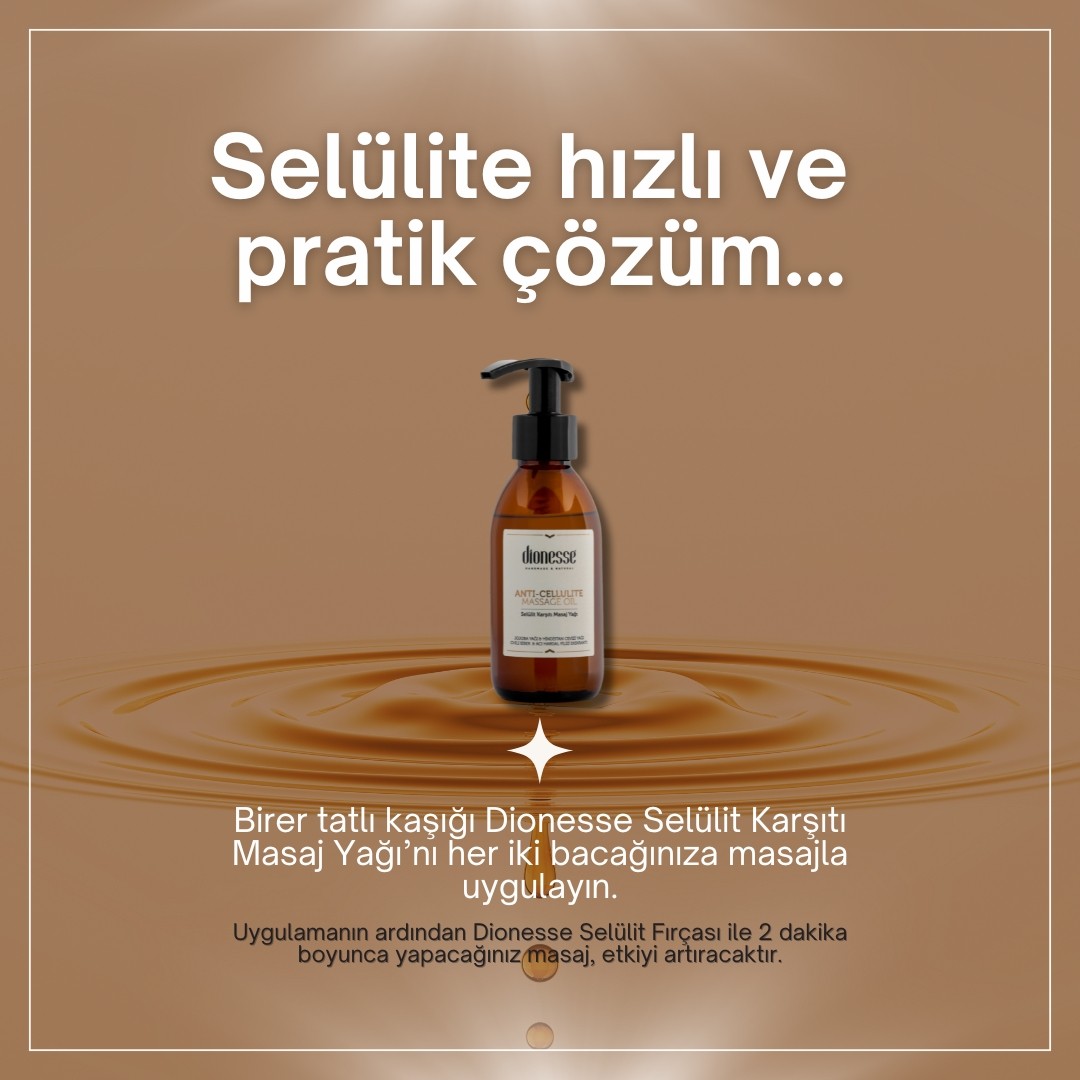 Selülit Karşıtı Masaj Yağı 150 ml - İncelme ve Selülitsiz Bir Cilt İçin Özel Formül
