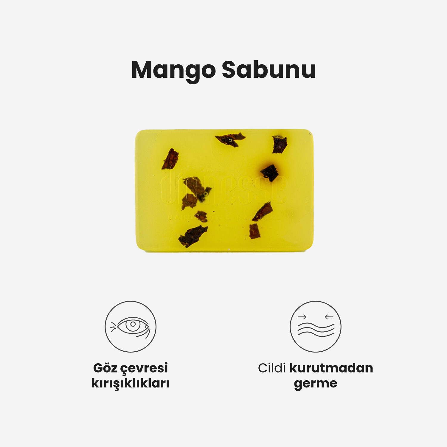 Kırışıklık Karşıtı %100 Doğal Vegan Mango Sabunu El Yapımı