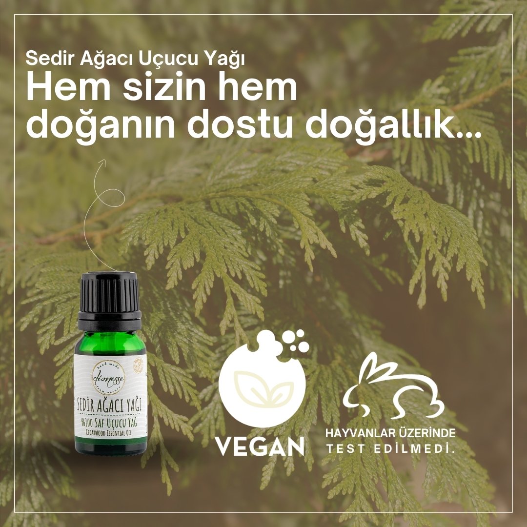 %100 Saf Sedir Ağacı Yağı 10 ml 