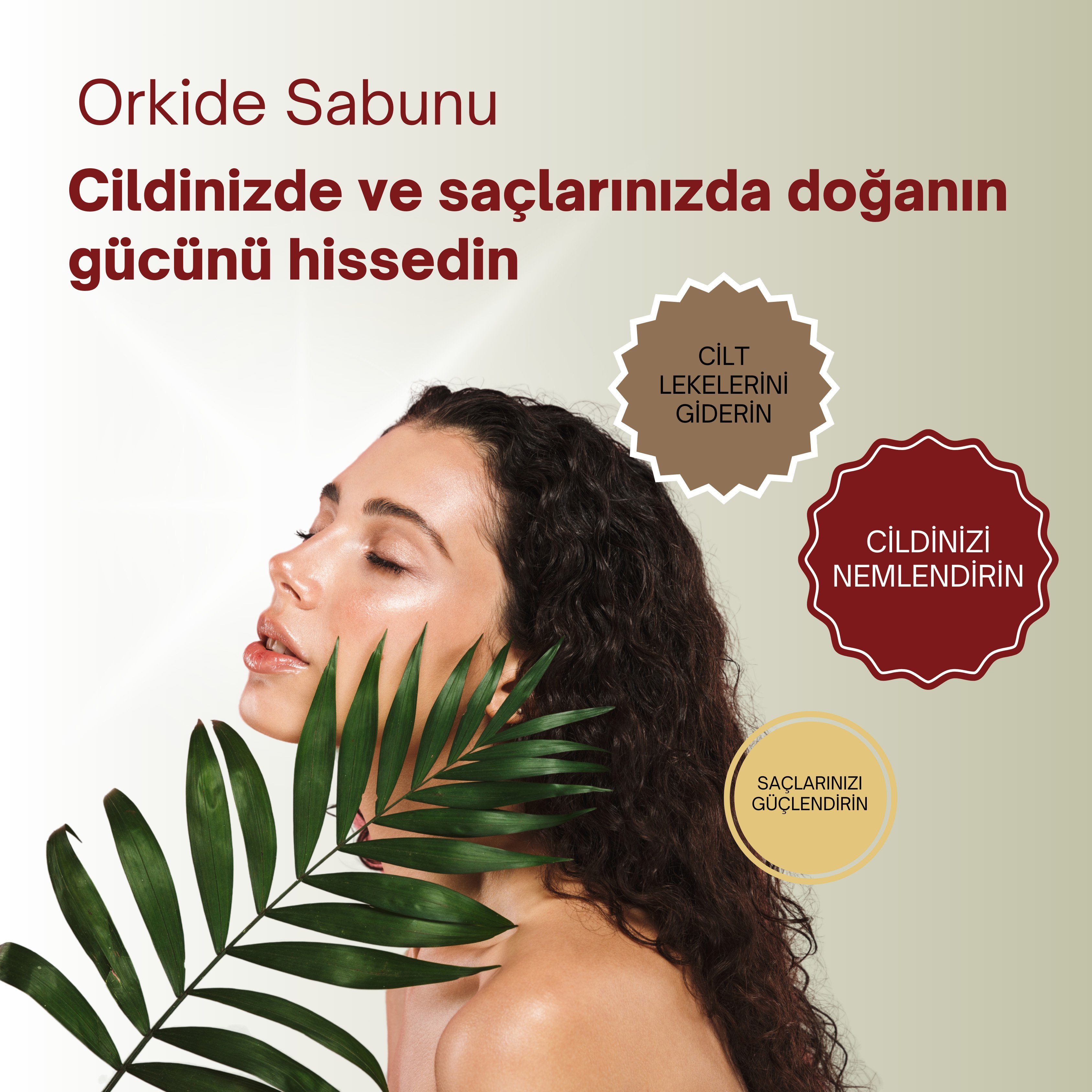 Orkide Sabunu 120 gr | Saç Dökülmesine Karşı Etkili, Cilt Lekesi Giderici, Doğal Katı Şampuan