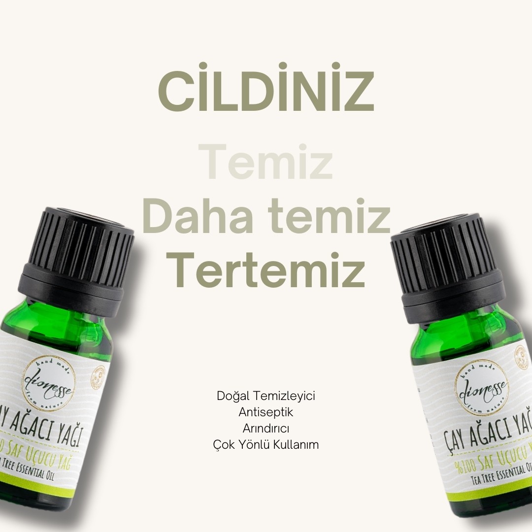 %100 Saf Çay Ağacı Yağı 10 ml 