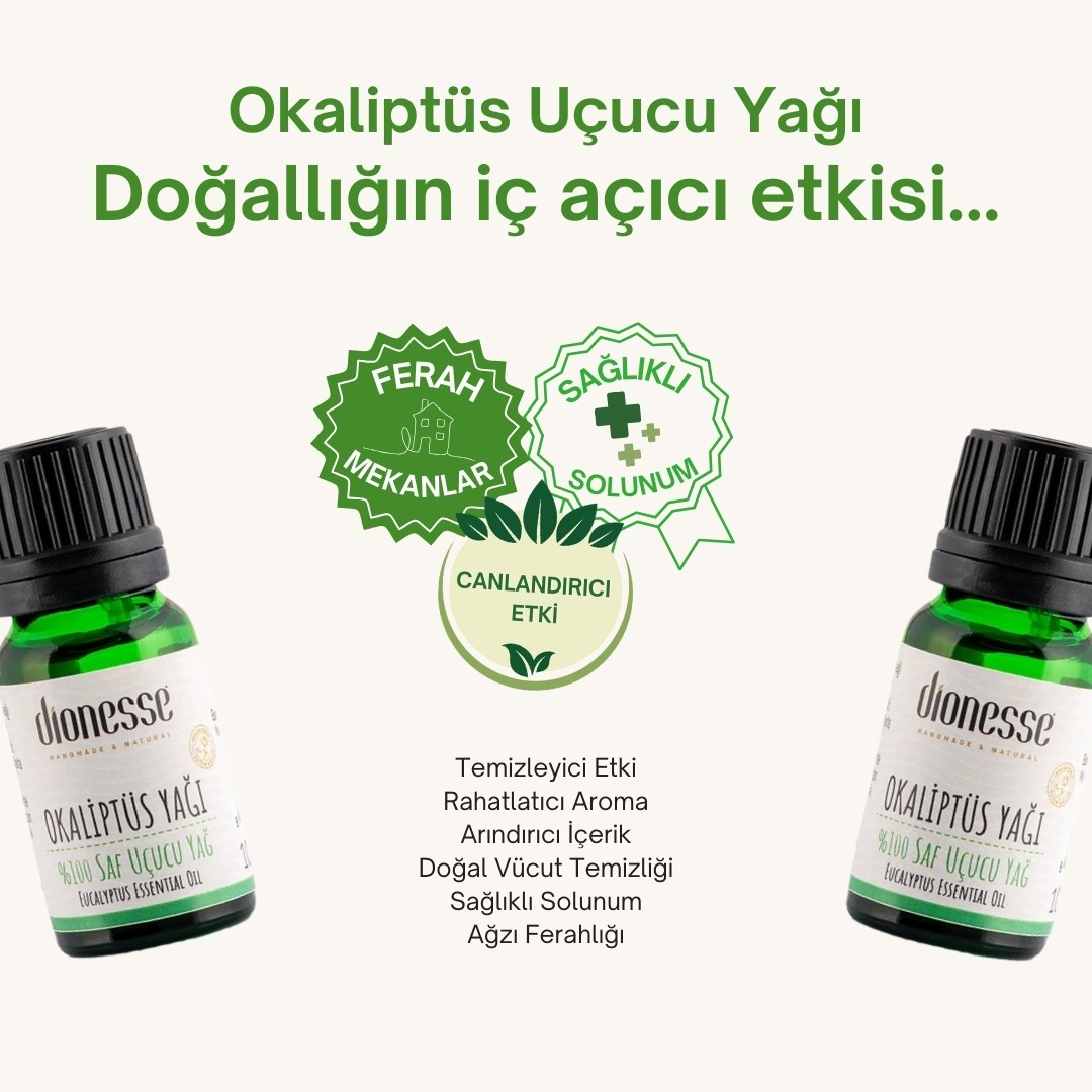 %100 Saf Okaliptüs Yağı 10 ml 