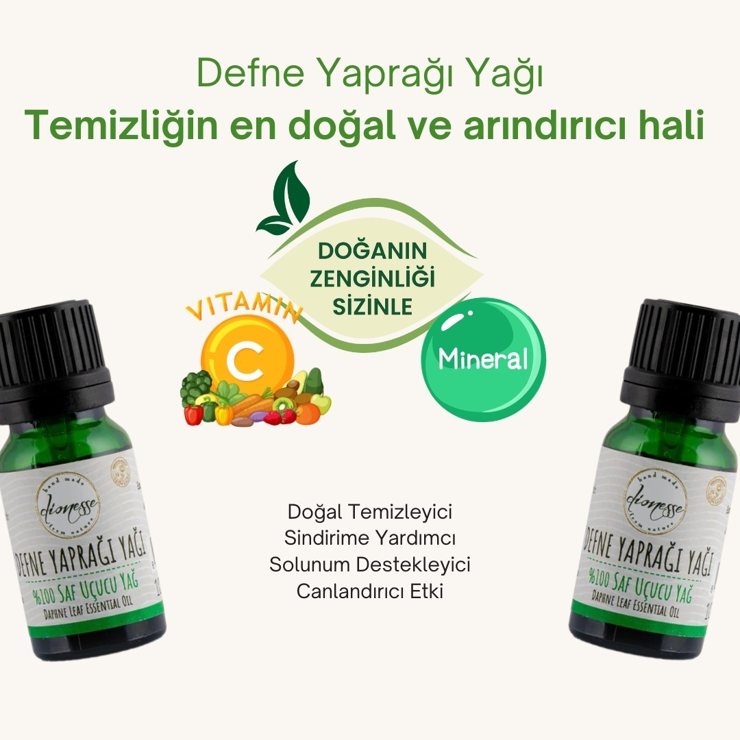 %100 Saf Defne Yağı 10 ml 