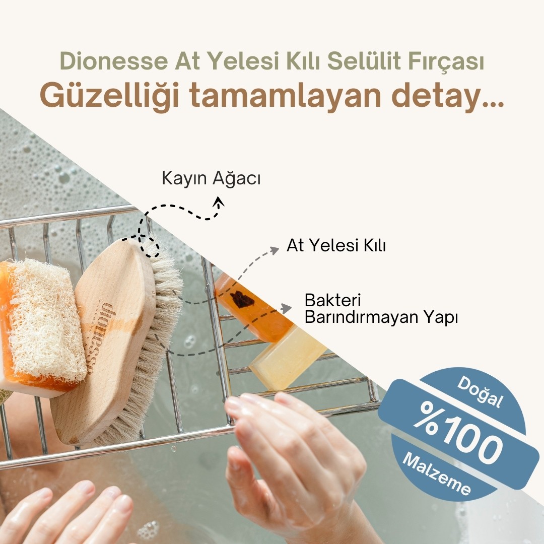 %100 Doğal Tırnak Fırçası | Ahşap ve Kaktüs Liflerinden Tırnak ve Topuk Bakımı İçin İdeal Fırça