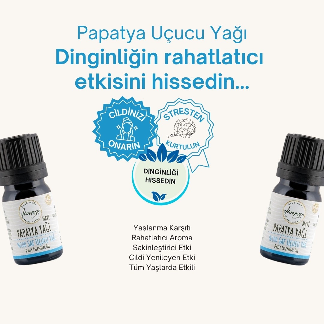 %100 Saf Papatya Yağı 5 ml