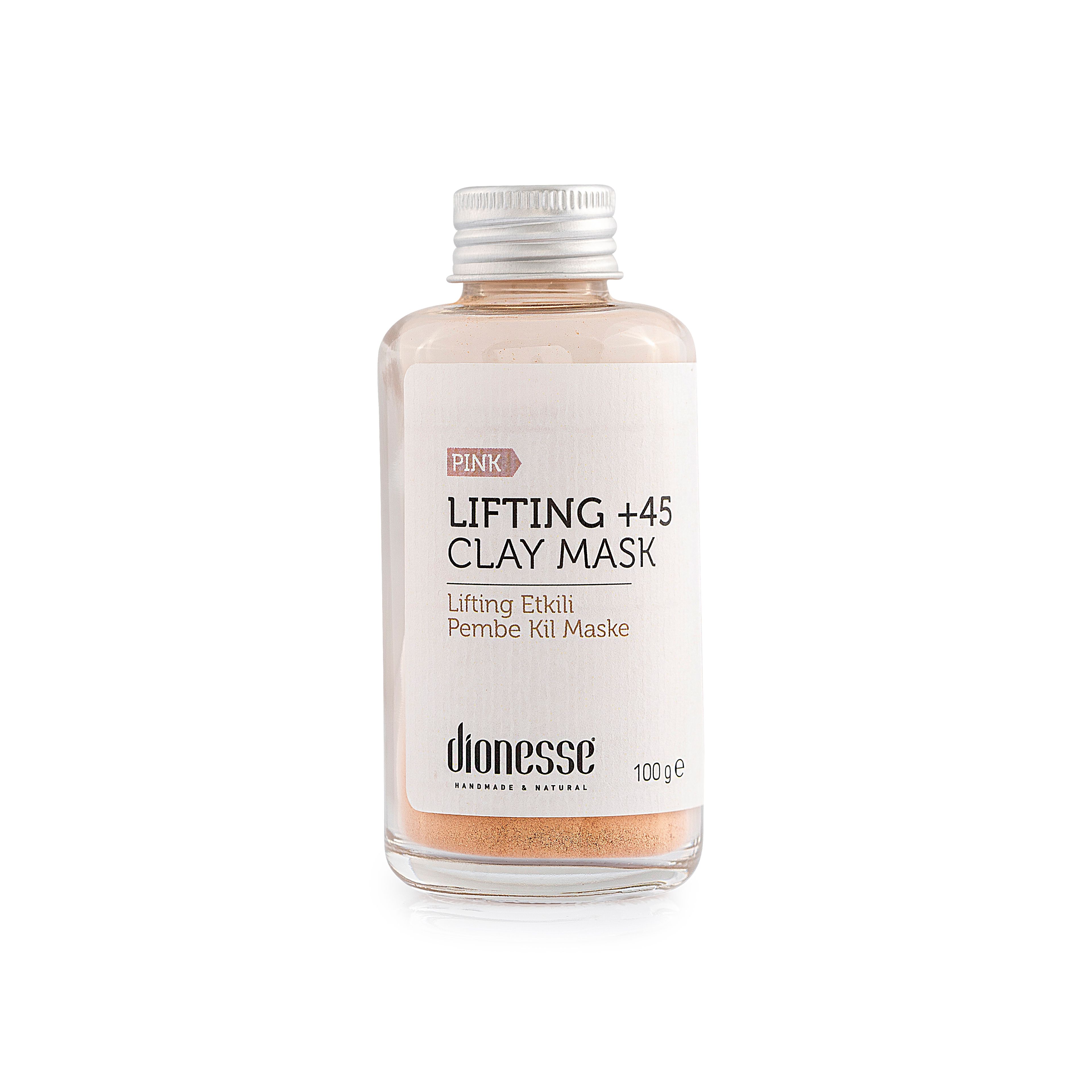 Leke Karşıtı %100 Doğal Lifting 45 Detoks Pembe Kil 100gr