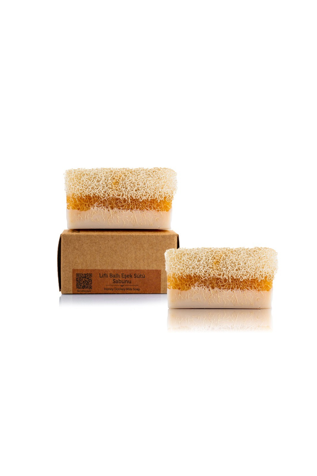 2 Pack Fiber Honey Donkey Milk Soap