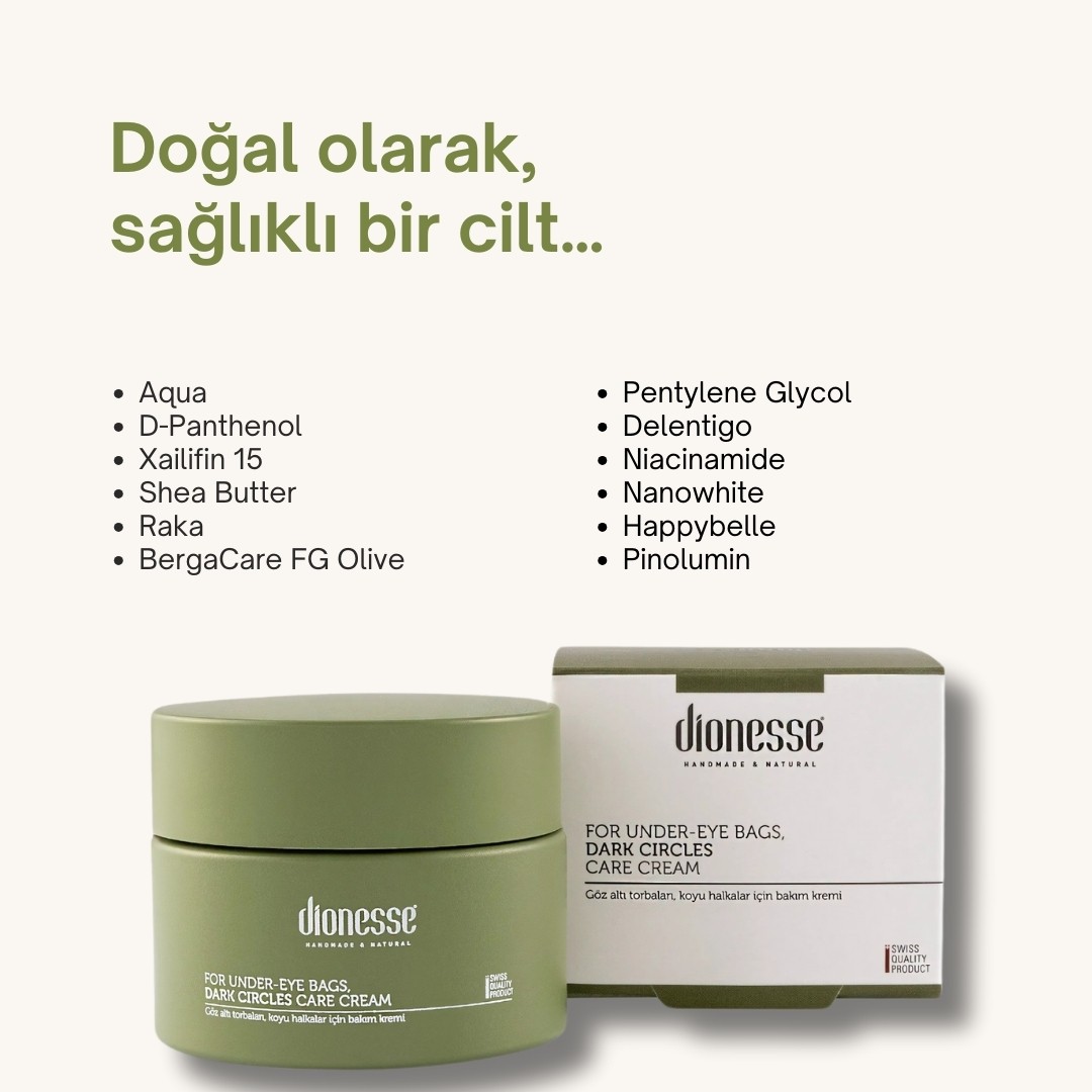 Göz Altı Torbaları ve Morluklar için Gece Göz Altı Bakım Kremi | Renk Eşitleyici ve Onarıcı Göz Altı Kremi