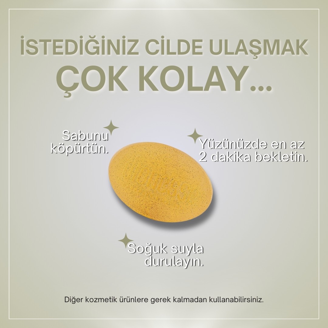 Doğal Yenileyici Reishi Mantarı Sabunu 90 gr - Anında Botoks Etkili, Kırışıklık, Sivilce ve Cilt Lekeleri Karşıtı, Antioksidan Destekli