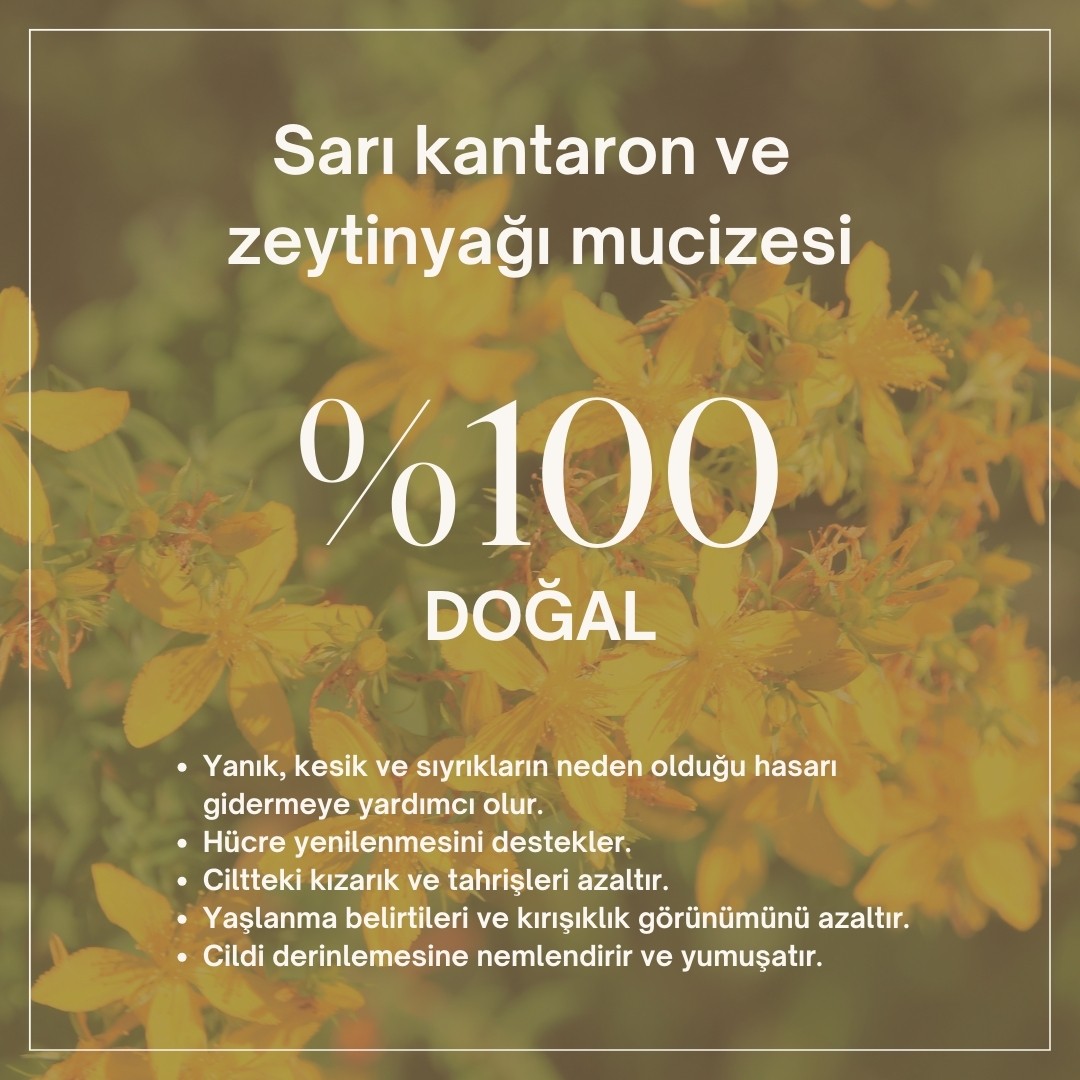 %100 Saf Sarı Kantaron Masere Yağı 50 ml 