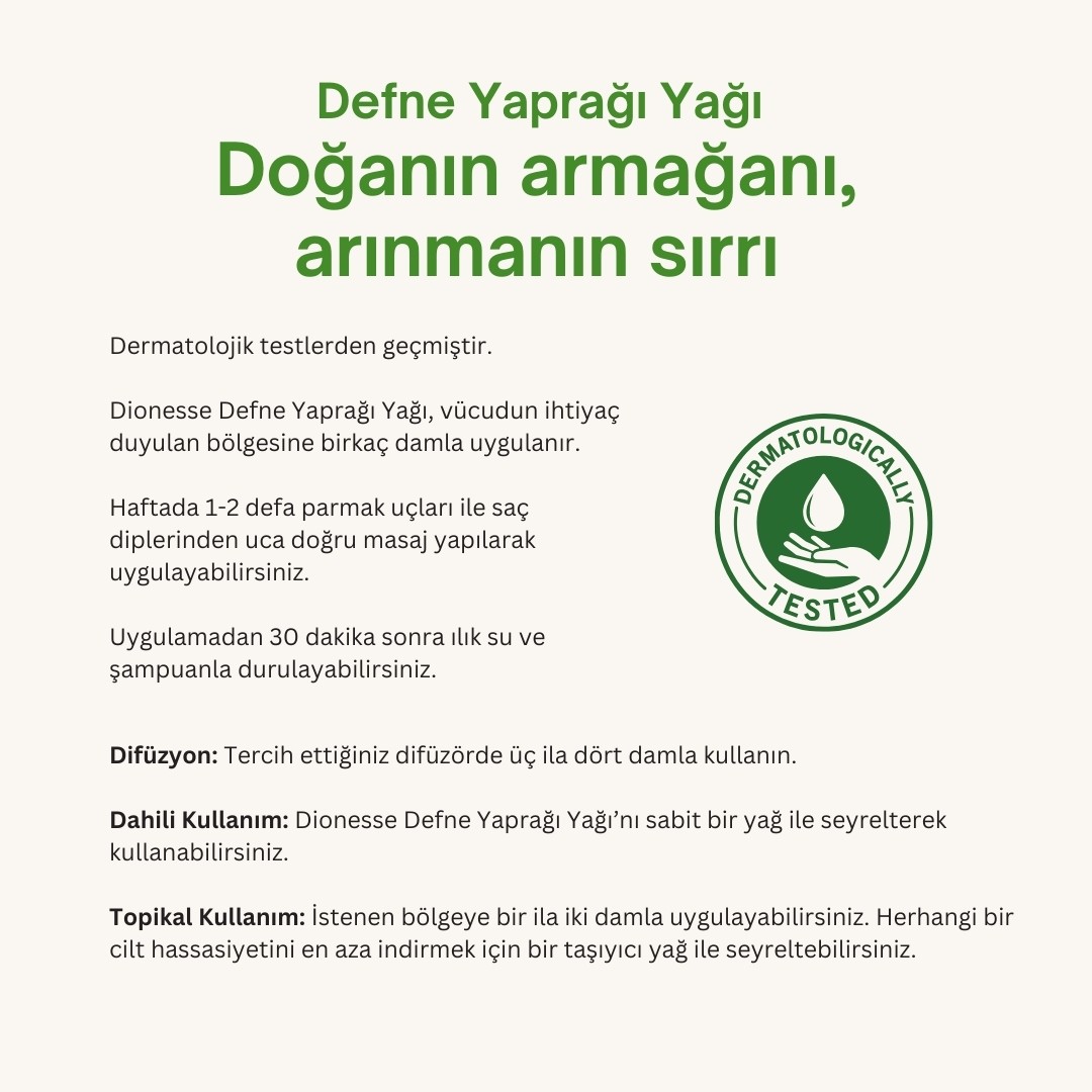 %100 Saf Defne Yağı 10 ml 