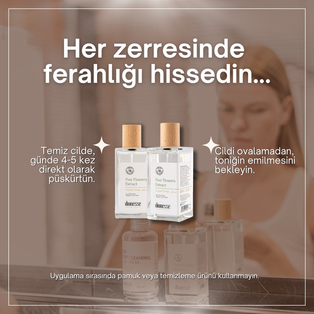 5 Çiçek Black Bee Detoks Yüz Toniği 100 ml | Siyah Arı Balı ile Cilt Sıkılaştırıcı ve Yatıştırıcı Tonik | Tüm Cilt Tipleri İçin Doğal Bakım