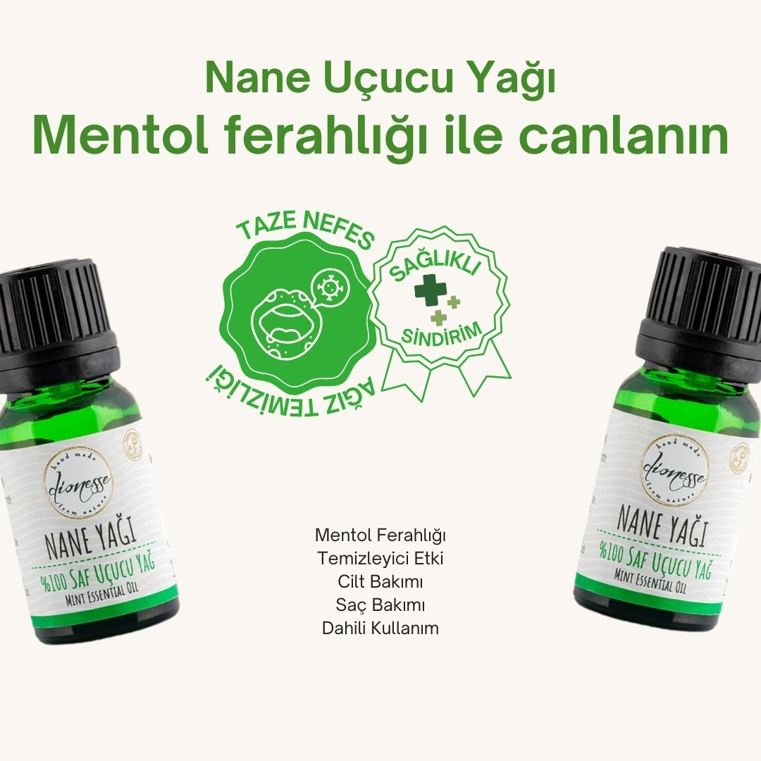 %100 Doğal Saf Nane Yağı 10 ml 