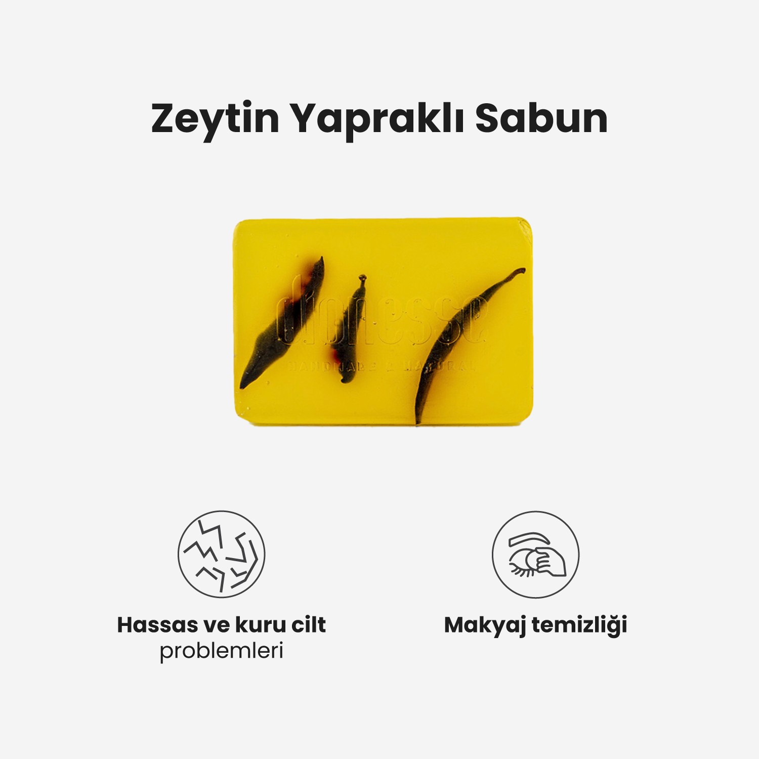 Zeytin Yapraklı Sabun %100 Doğal El Yapımı