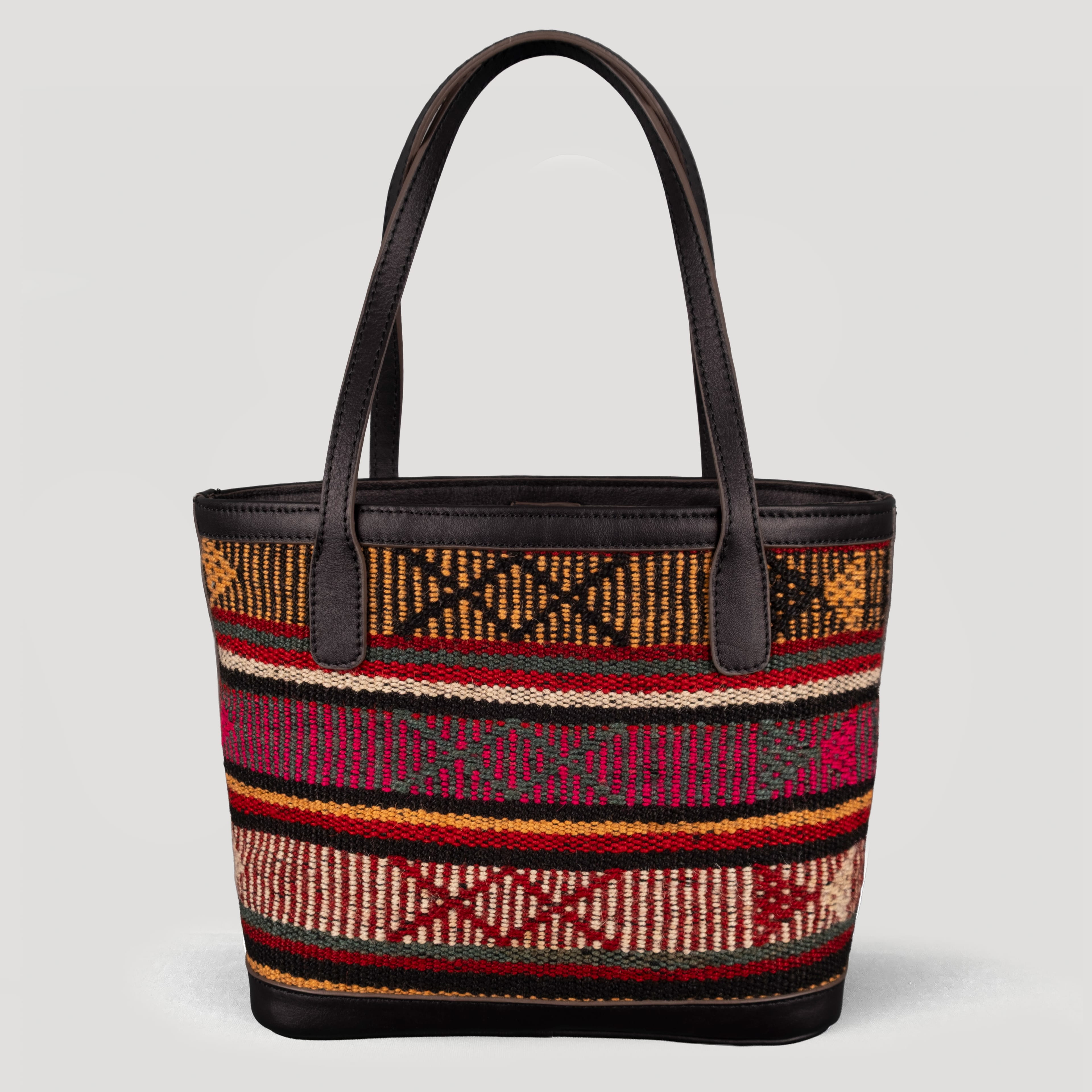 Rails TheNonaStore Tote Çanta, El Yapımı Antika Kilim Boho Çanta Mini