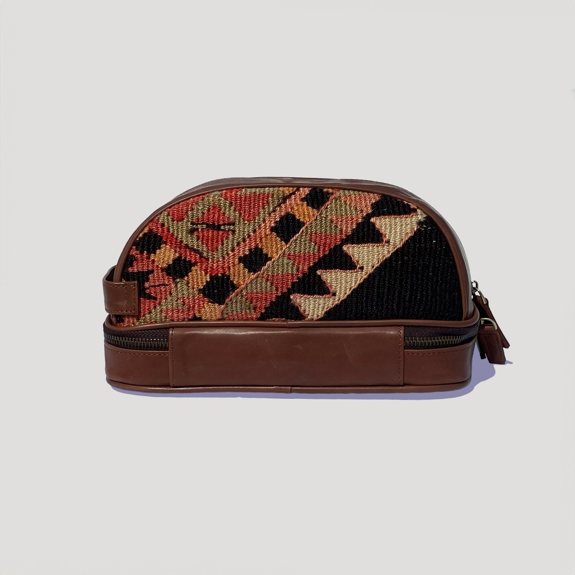 TheNonaStore Tundra Dopp Kit, El Yapımı Kilim Boho Makyaj Çantası