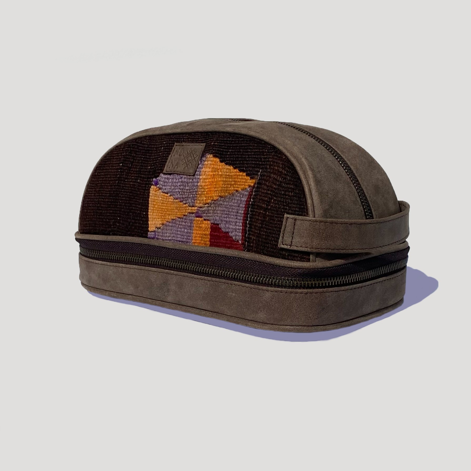 Kite Dopp Kit, El Yapımı Kilim Boho Makyaj Çantası TheNonaStore