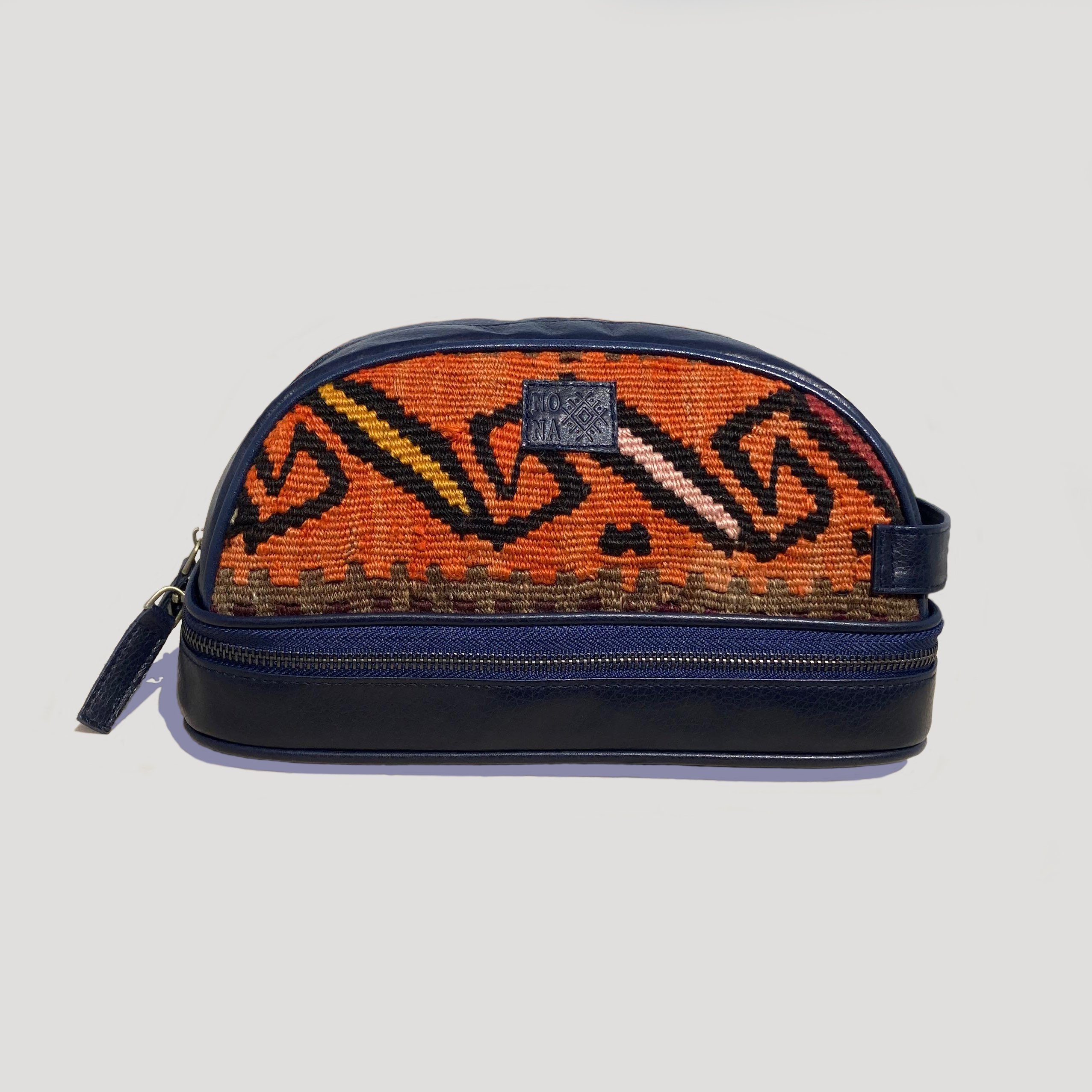 TheNonaStore Bodrum Dopp Kit, El Yapımı Kilim Boho Makyaj Çantası