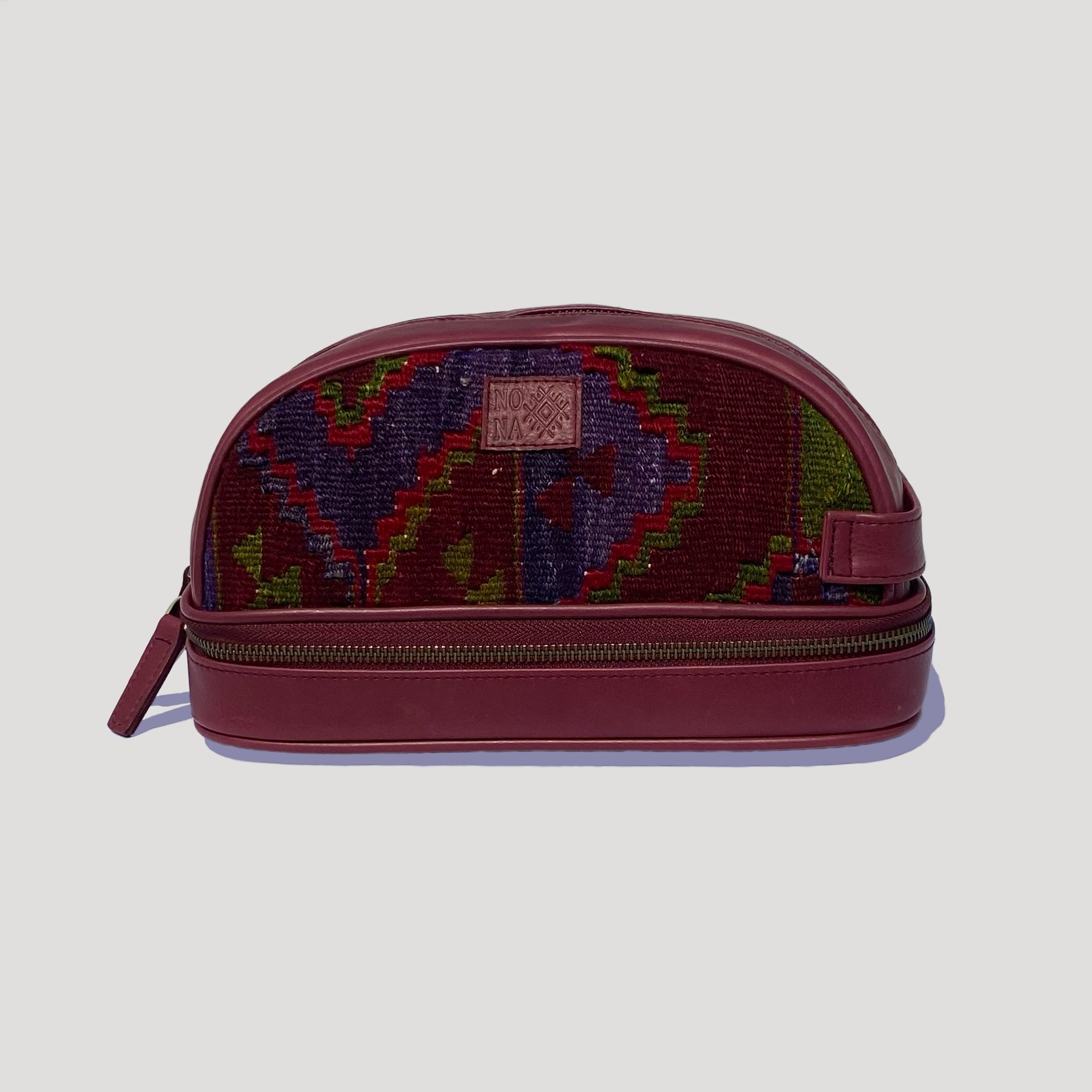 TheNonaStore Tuscany Dopp Kit, El Yapımı Kilim Boho Makyaj Çantası