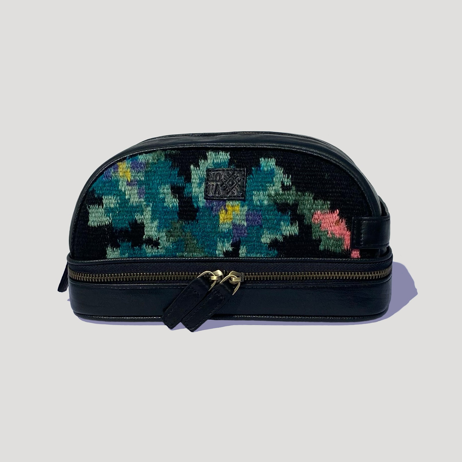 TheNonaStore Fig Dopp Kit, El Yapımı Kilim Boho Makyaj Çantası