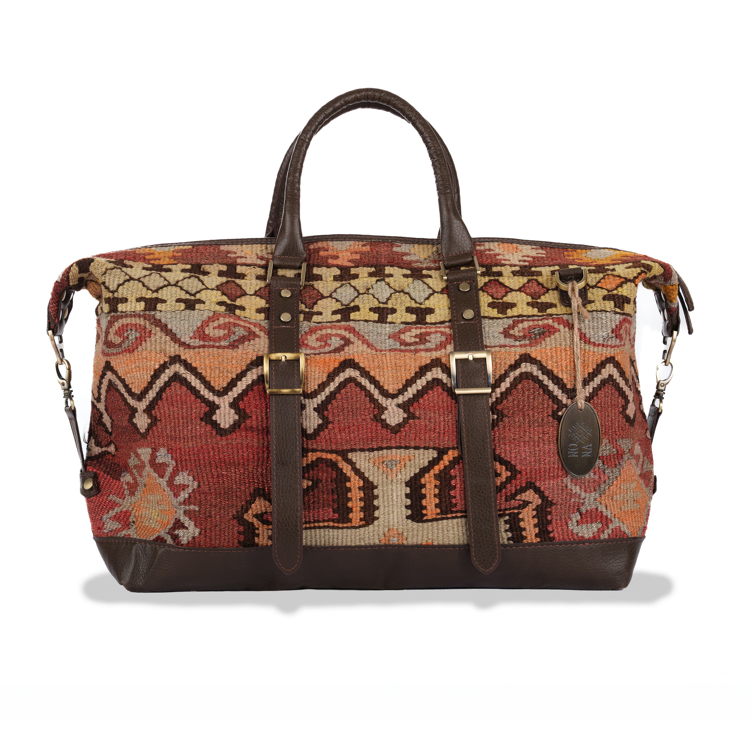 TheNonaStore Cairo Handmade Weekender Boho Bag, Unisex Bag