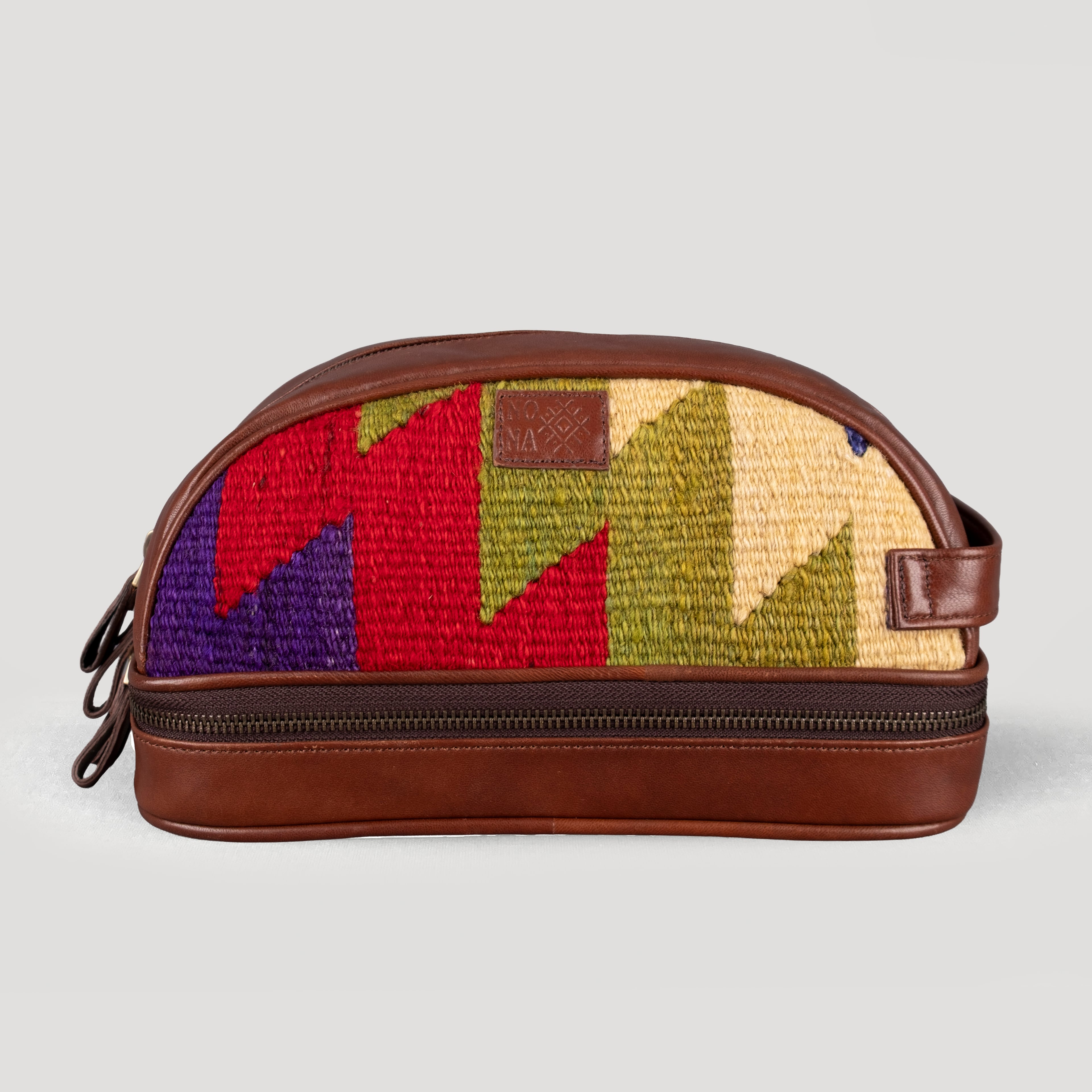 Cadiz Dopp Kit, El Yapımı Kilim Boho Makyaj Çantası TheNonaStore
